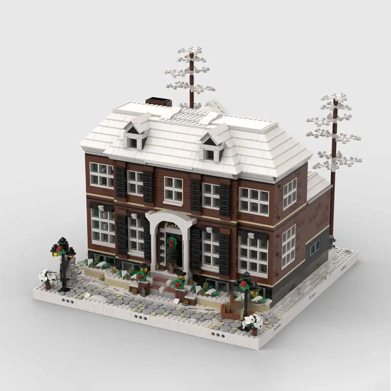 MOC-201294 Winter Village Series Modular Architecture Building Blocks Model House Bricks Toys Children's Desktop Display Gifts