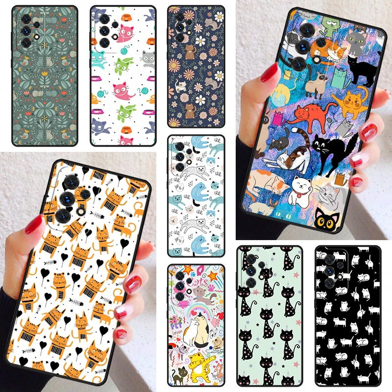 Cute Cat Pattern Ki… - image