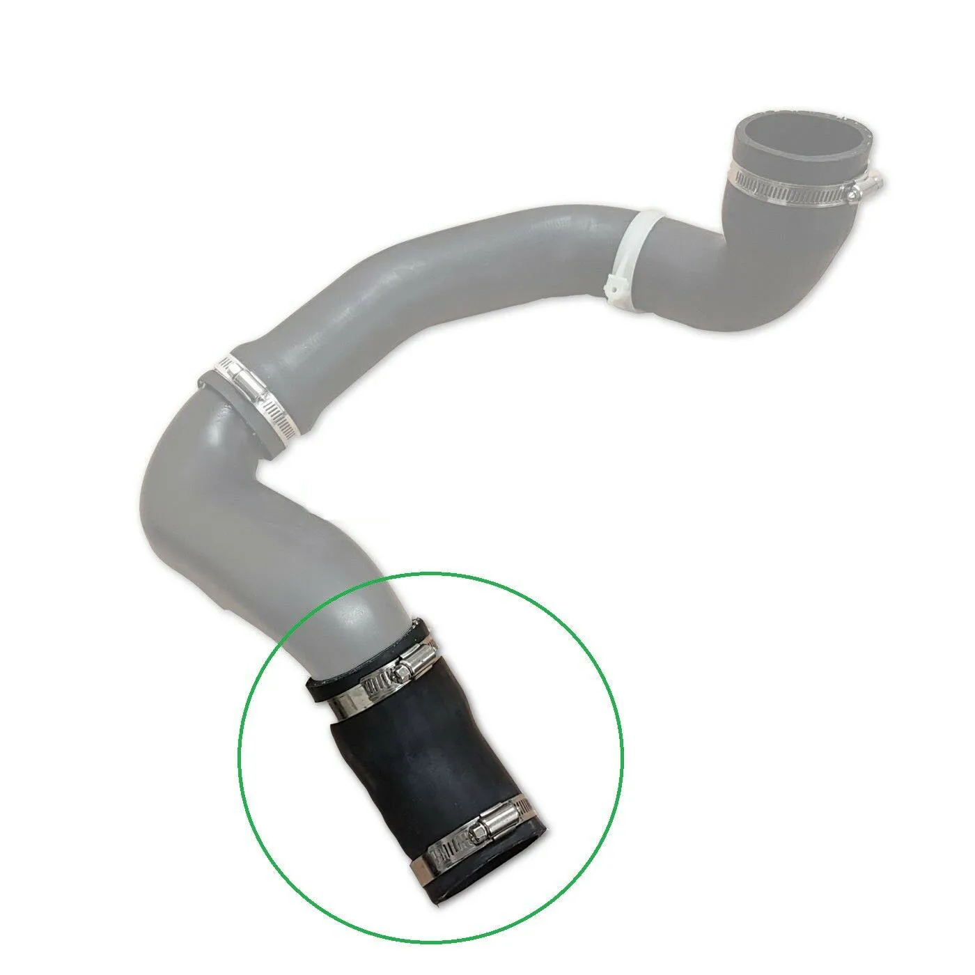 

FOR LAND ROVER FREELANDER 2 2.2TD4 INTERCOOLER TO MANIFOLD PIPE HOSE LR000927