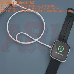 P37 Max Smartwatch bezprzewodowa ładowarka do inteligentnego zegarka HW28 HW57 Pro oryginalne zegarki przewód zasilający USB magnetyczne ładowanie dla W37 Pro