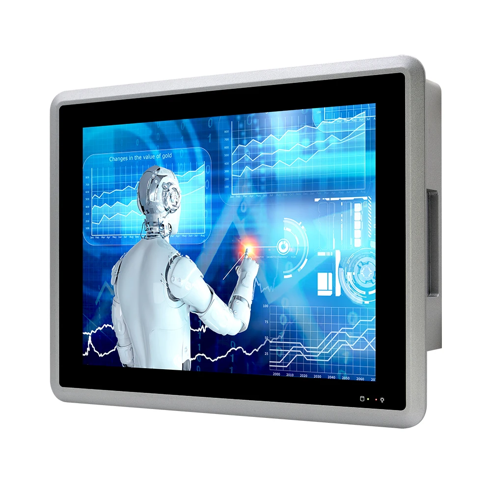 

Industrial panel pc 10.4 inch LCD J1900/I5 I7 6 Com Capacitive Touch Screen PC embedded Industrial fanless computer panel pc