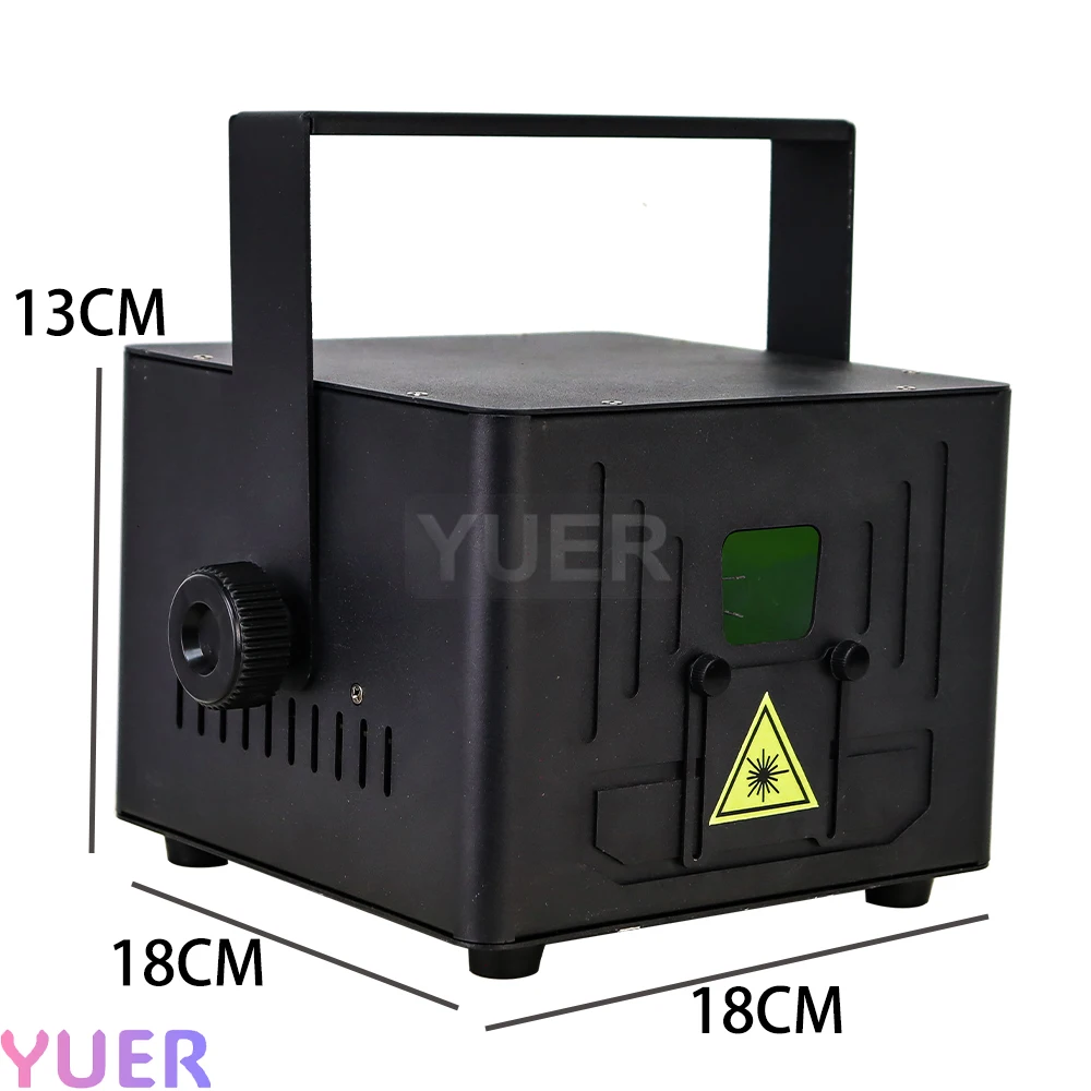 YUER RJ45+ILDA 5W APP Control Laser Light 3D Animation Scanner Projector RGB Stage Lights DMX512 For  DJ Disco Wedding Club Bar