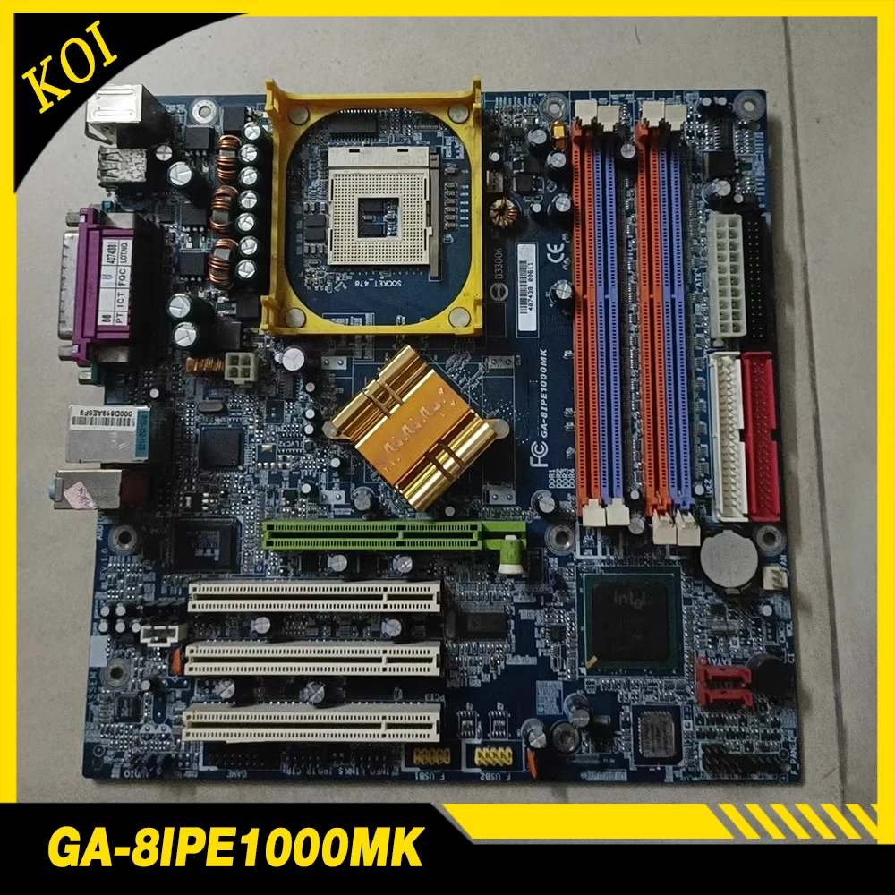 

Original For G-I-G-A-B-Y-T-E 865PE DDR400 478 Desktop Motherboard GA-8IPE1000MK REV 1.0