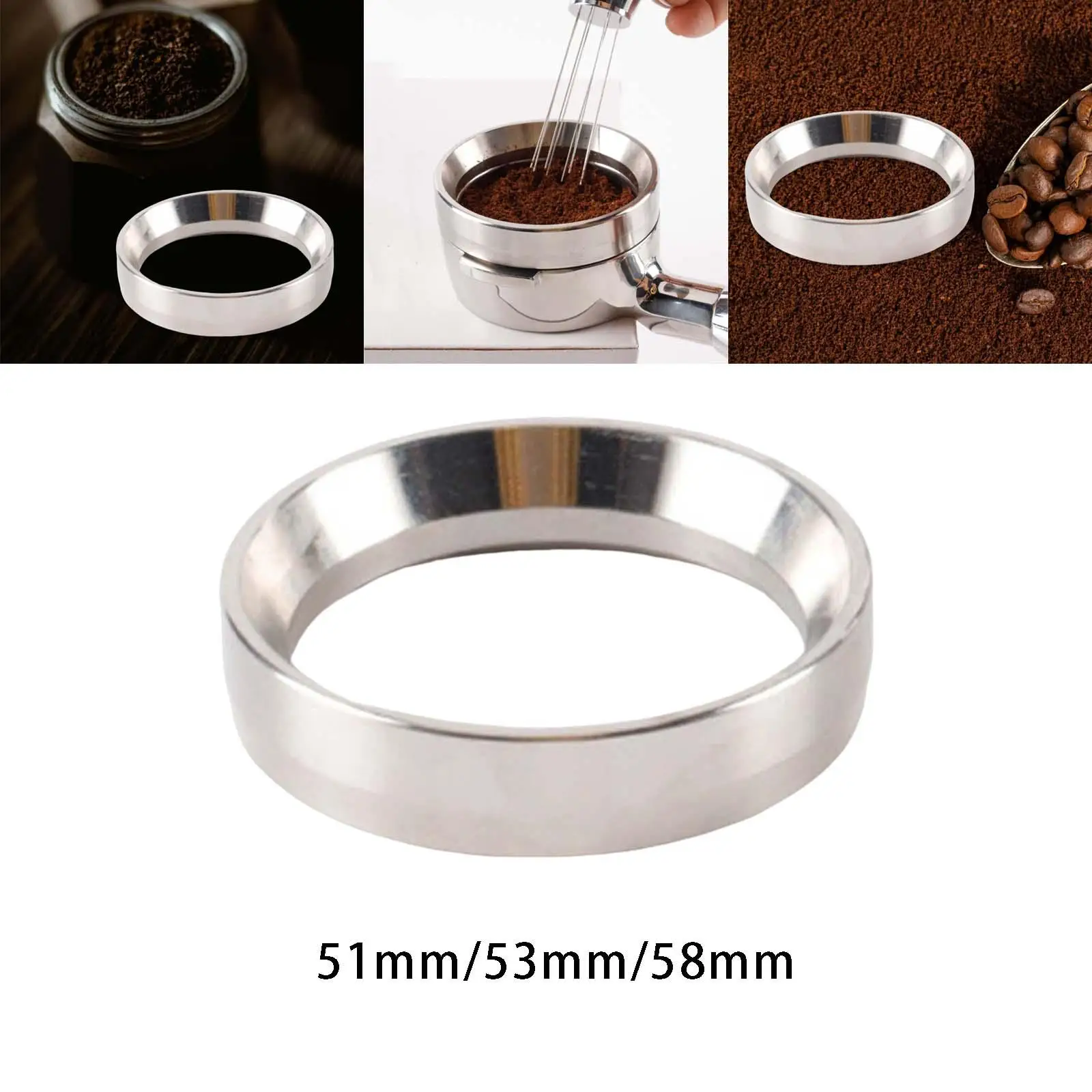 Premium Stainless Steel Coffee Dosing Funnel - Ultimate Barista Tool for Home and Office