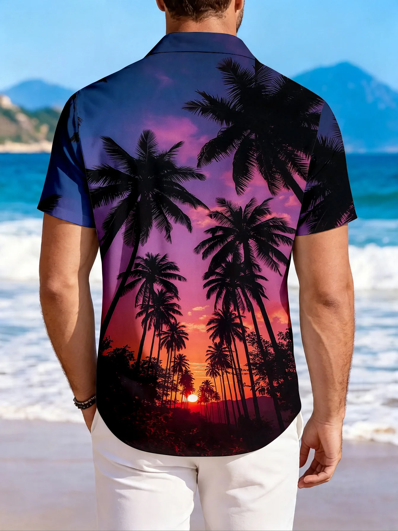 2026 Vacation Hawaiian Style Men's Short Sleeved Shirt Beach 3D Printed Men's Shirt Women's Daily Casual Wear Degree Pretend