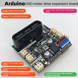 Moebiusa 4 kanałowy silnika płyta sterownicza kompatybilny z Arduino dla inteligentnego Mecanum koła samochód Robot podwozia