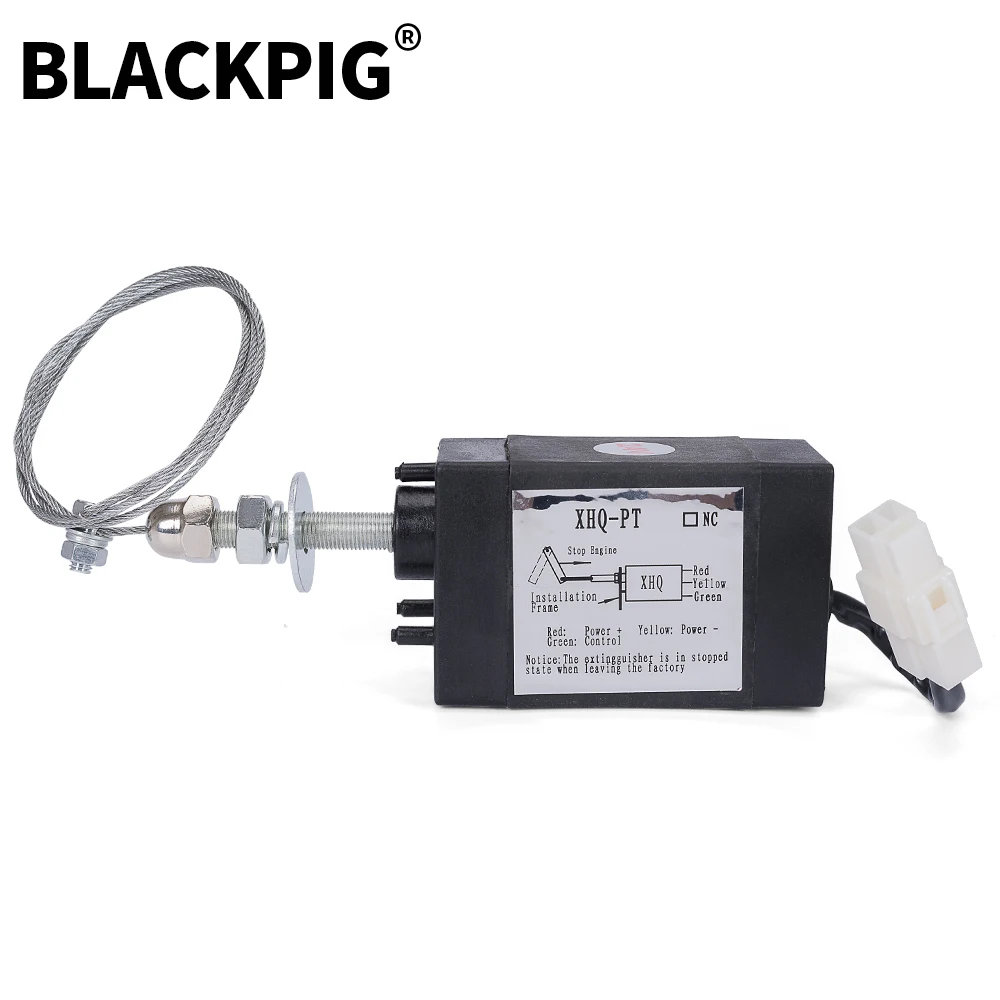 

12V 24V Normal Close NC NO Normal Open Diesel Engine Stop Solenoid Value Flame Out Device Off Valve Generator Accessories