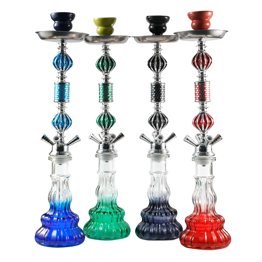 4 hose Arabian hookah bar big smoke medium glass shisha sheesha hookah hubbly hookah