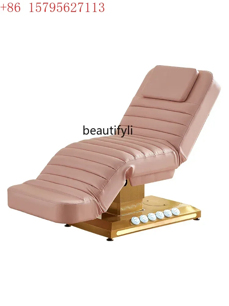 

cqyElectric Beauty Bed with Foot Control Integrated Massage Couch Multi-Function Lifting Tattoo Couch Beauty Salon
