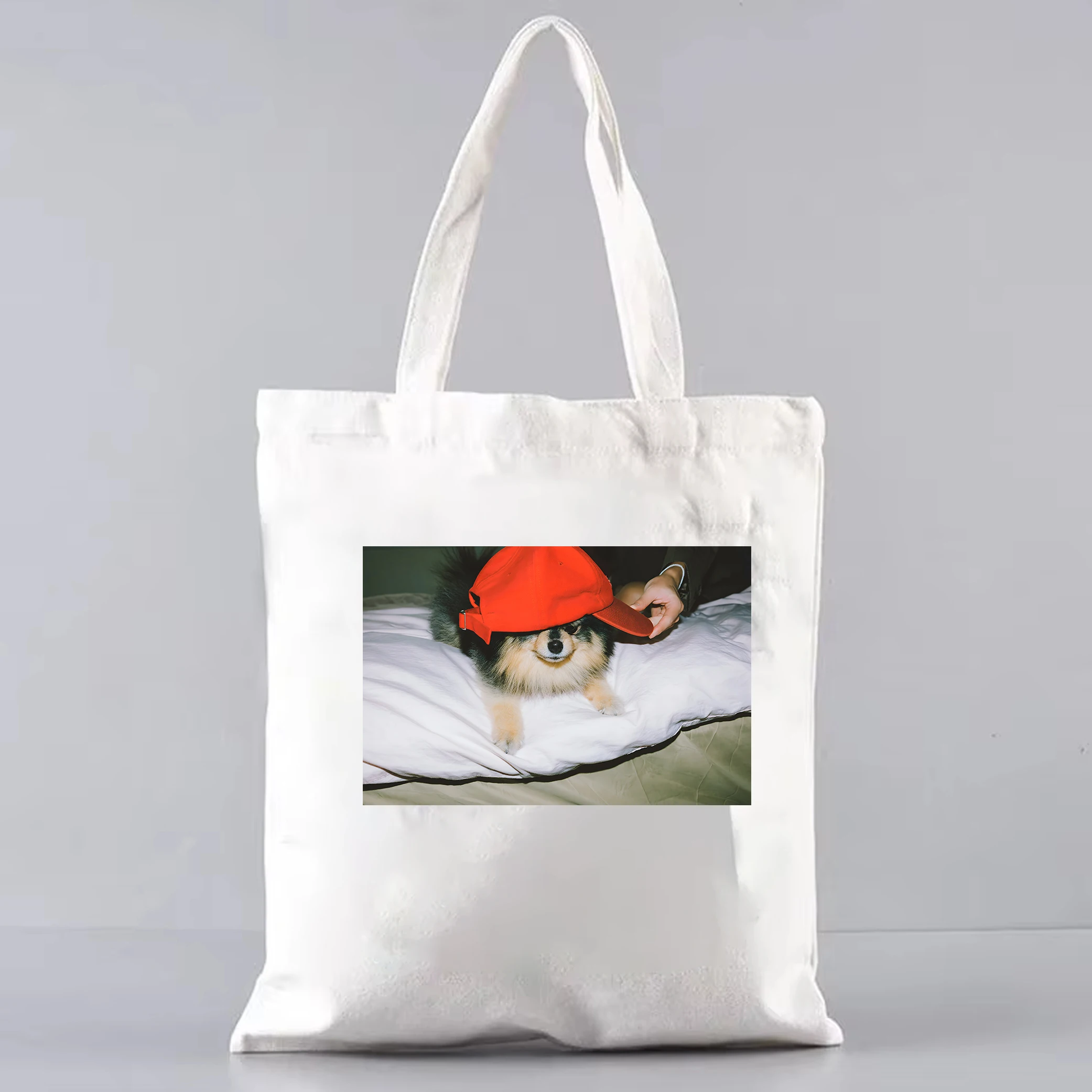 Taehyung and Jimin Yeontan tote bag Women K-pop Taehyung Album Tote Bag Yeontan Bootleg tote Large Capacity Casual Shoulder Bag