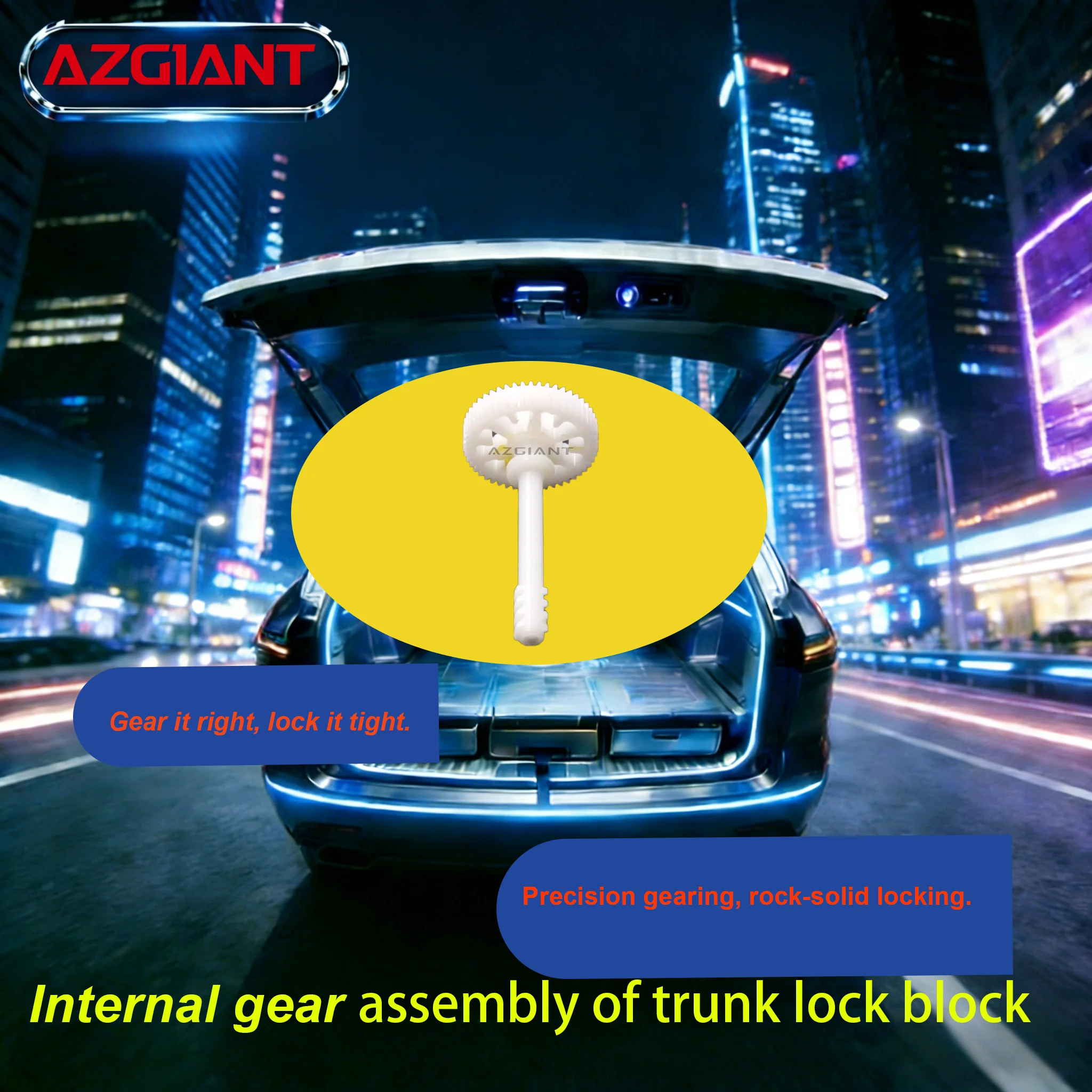 

Internal Gear Assembly – The Smart Fix for Volvo XC70 II Trunk Lock Failure AZGIANT