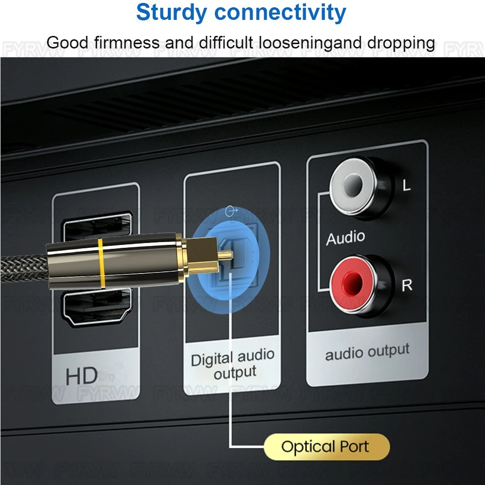 Câble optique SPDIF, cordon Audio numérique, Fiber optique pour SONY Home cinéma, câble Spearker, barre de son, TV, lecteur Xbox, câble Toslink