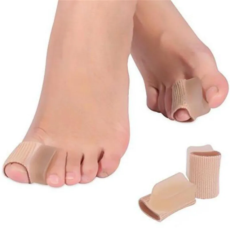 1 paio di separatori per dita in Silicone Bunion alluce valgo correttore pollice correzione delle dita raddrizzatore strumento per la cura del piede