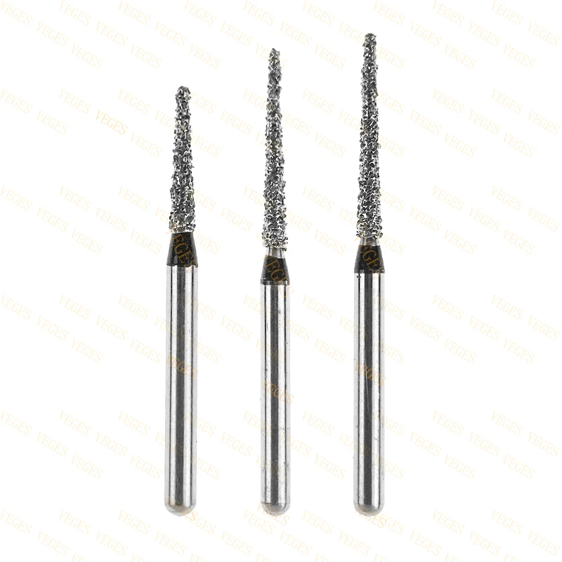 Fresas de diamante Dental para preparación de dientes, herramienta endodóntica de alta velocidad, tipo TF FG, 1,6mm