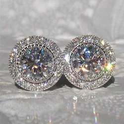 女性のための豪華なヴィンテージマルチカラージルコニアイヤリング,結婚式のジュエリー,白い石のアクセサリー