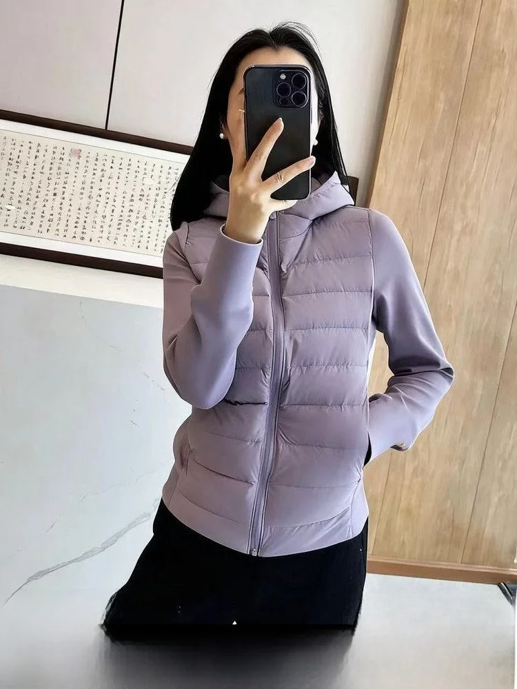 

Women's Yoga Cotton Jaet 3D Tailoring Lightweight Technology Hat Included Pure Color Commute Sle Fitting Design