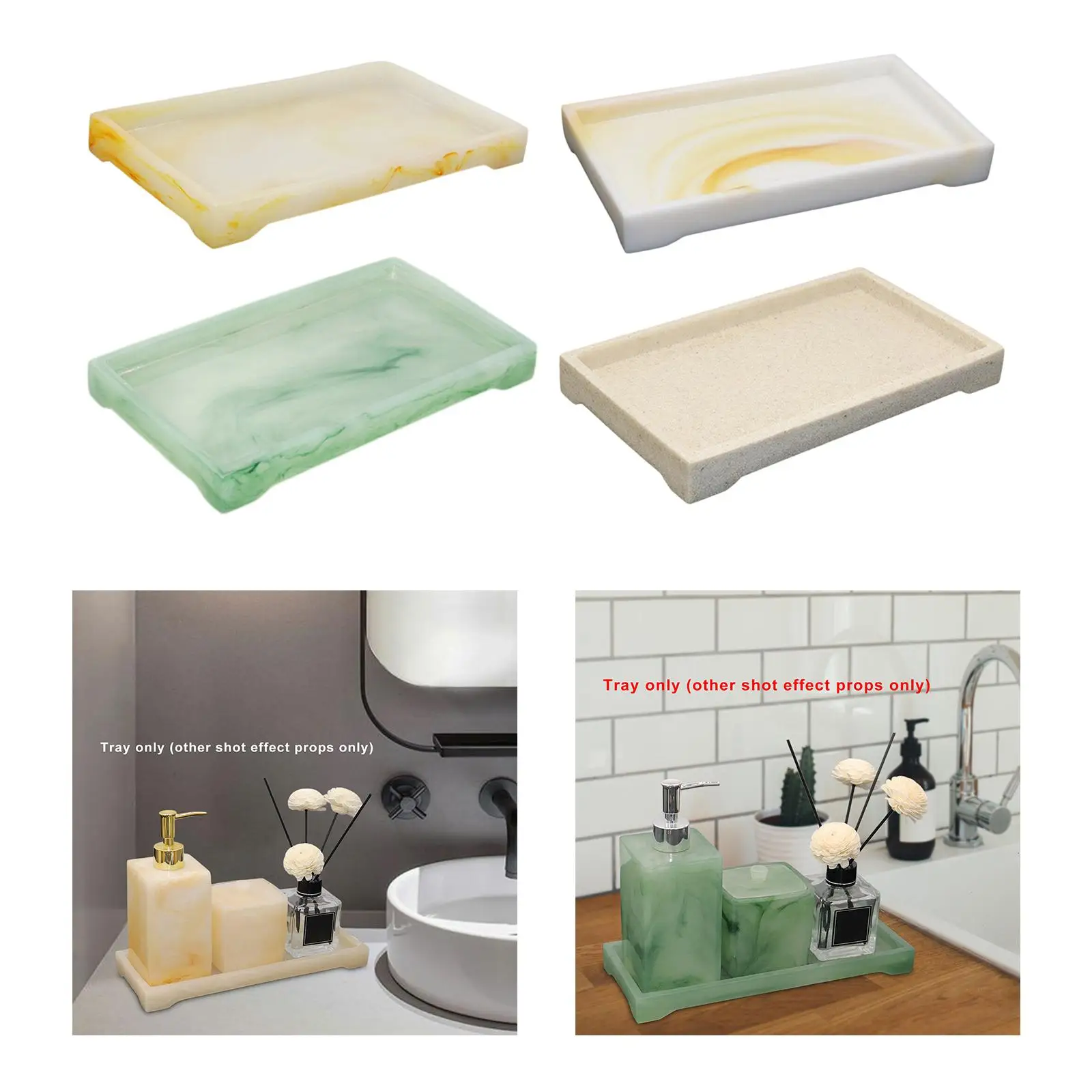 الراتنج الحمام الحمام طبق المرحاض خزان الغرور أعلى المنظم لفندق المرحاض الديكور #4