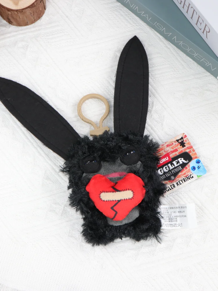 Fuggler Hässlich-Süßes Monster-Plüschtier, 4 Zoll Sammlerstück, Lustiges Haariges Alien-Kuscheltier als Geschenk für Fans