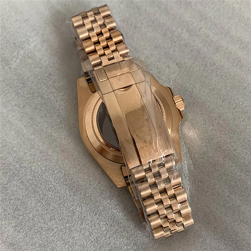 40mm Watch Case Watchband for NH35/NH36 Movement Modified Sapphire Glass Stainless Steel Case Watch Strap Shell And Bracelet