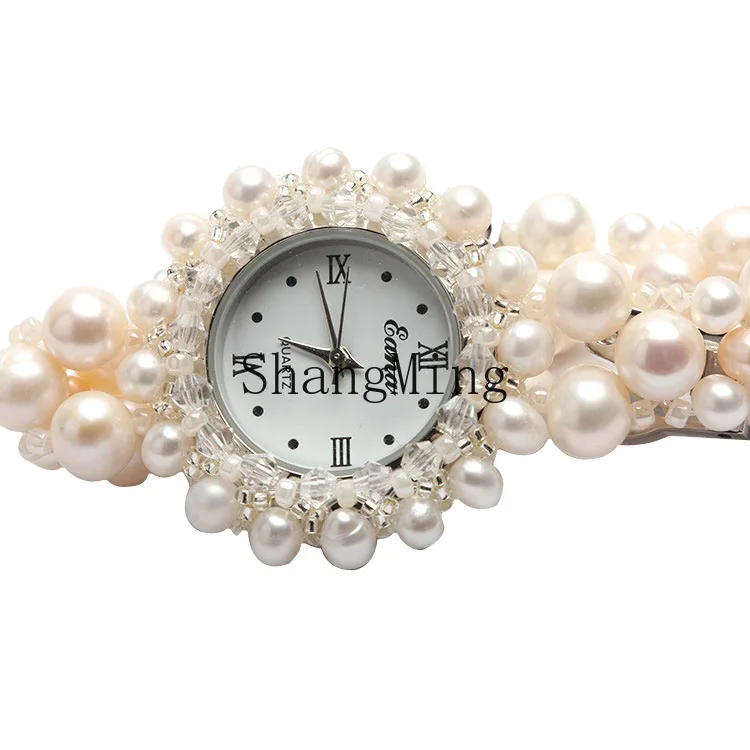 

CL pearl watch women's small watch light luxury New Year's Day gift girls new