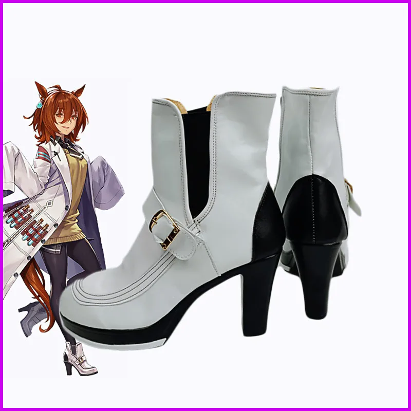 Jogo bonito derby agnes tachyon cosplay sapatos botas superluminal princesa para festa de halloween adulto feminino masculino