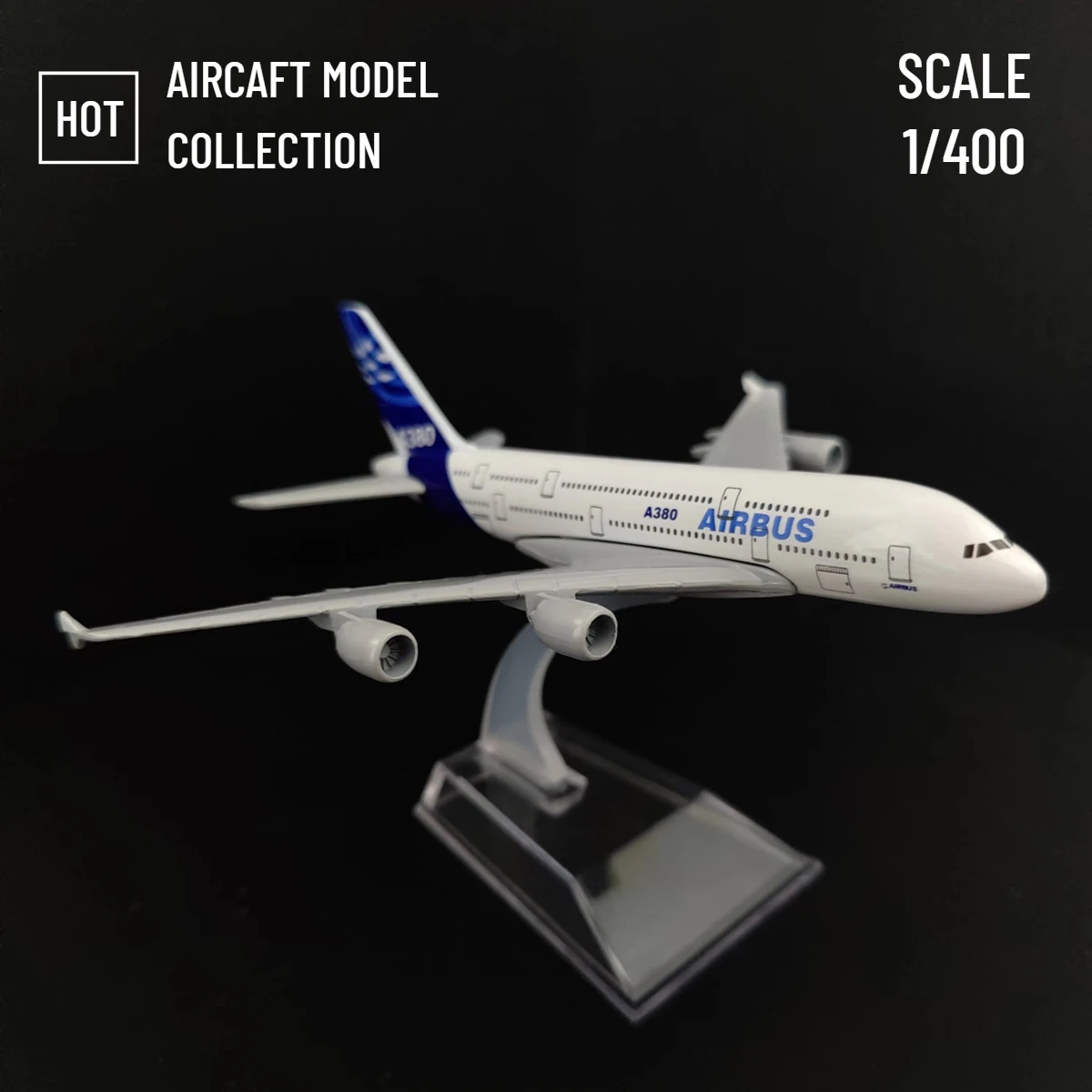 Scale 1:400 Metal Aircraft Replica Airbus A380 Neo Airplane Diecast Model Aviation Miniature Boy Kid Xmas Gift Toy