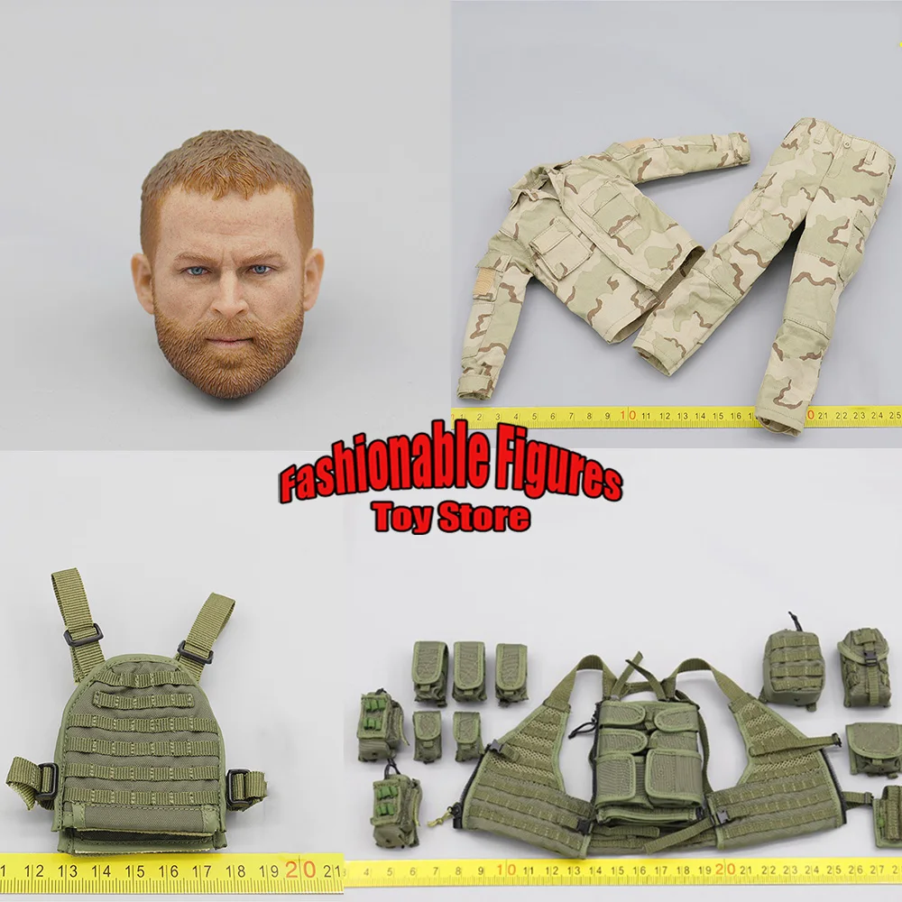 DAM 78091 Delta Force Operation Freedom Group Men Head Sculpt Glove Vest Goggles M4 Coat Pants Boots Accessory For DIY 12