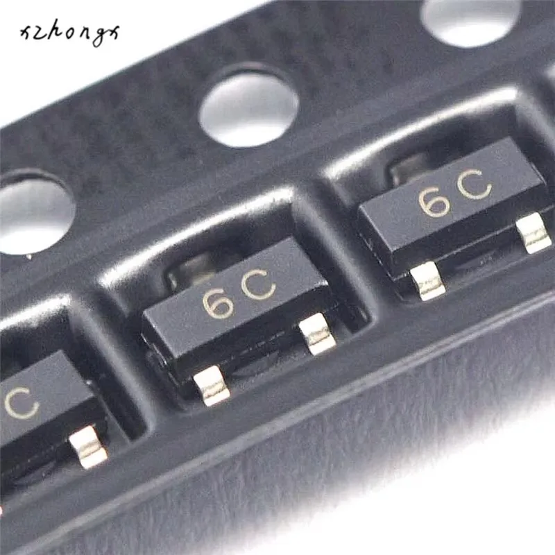 100PCS BC817 BC817-40 SOT23  6C