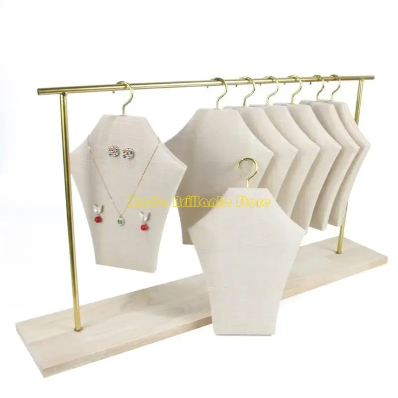 

Space Saving Clothes and Jewelry Hanging Storage Stand with Creative Designs Y08E
