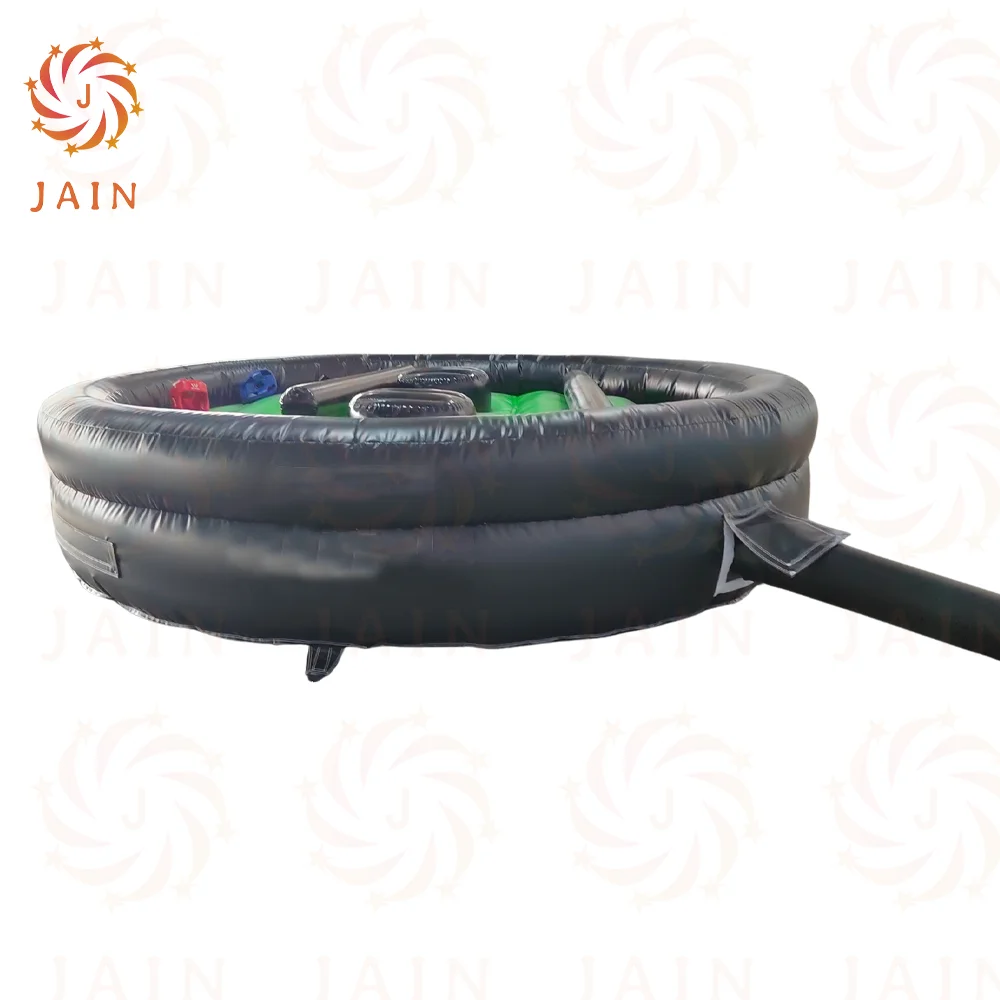 

Inflatable Joust Challenge Rock Roll Sticks Battle Game PVC Inflatable Gladiator Game Jousting Arena Fighting Arena For Outdoor