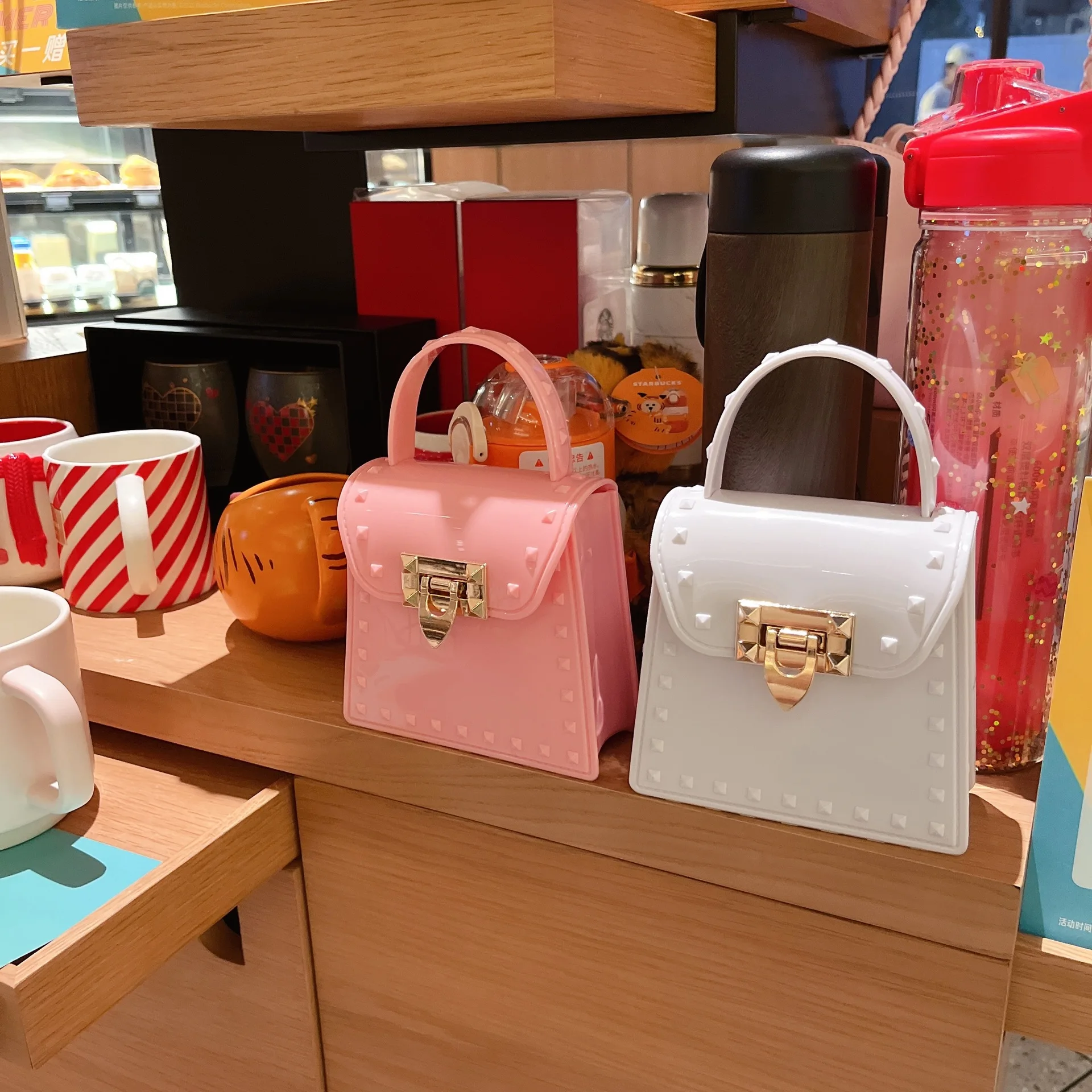 2024 New Leaf Chain Mini Jelly Bag Fashion Small Fresh Messenger Designer Bolsas Para Mujeres Handbag Underarm Bags for Ladies