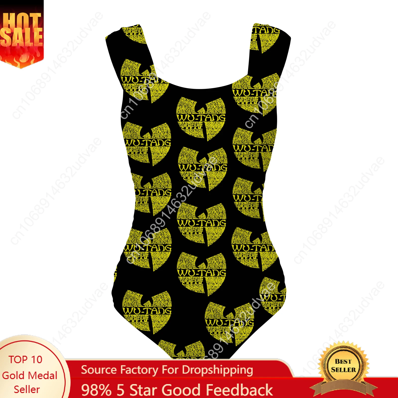 

W-Wu One Piece Swimsuit T-Tang C-Clans Wide Strap Women Bathing Suits Personalized Swimwear Sexy Bikini Customize Beachwear