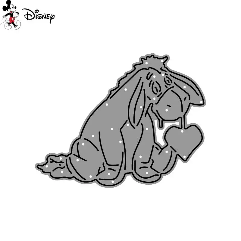 Winnie the Pooh Cutting Dies For DIY Scrapbook Disney Eeyore With Love Cutting Die Valentine's Day Cards Decorative Craft DieCut