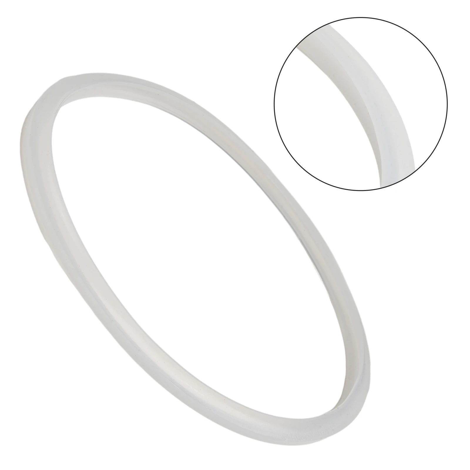 18-32cm Silicone Gasket Seal Home Pressure Cooker Seal Ring Rubber Clear Replacement Gasket Kitchen Pressure Cooker Sealing Ring