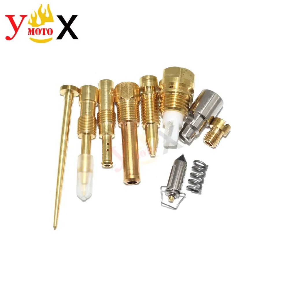 VT 250 1Set/4Sets Carburetor Fuel System Rebuild Repair Kit Oil Pins Valve Group Triangle Needle For Honda Magna 250 VT250