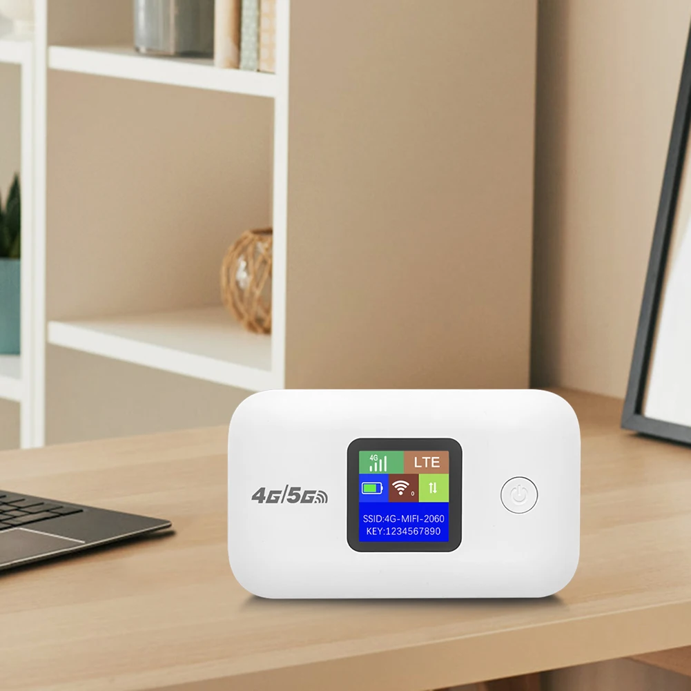 Mini Outdoor WIFI Hotspot 150Mbps Mini Mobile Hotspot 3000mAh Wireless Portable Router with SIM Card Slot 4G Pocket WiFi Router