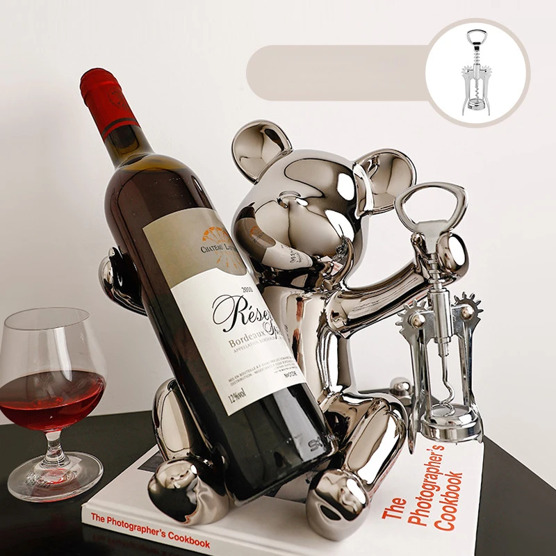 Ouvre-bouteille en céramique électrolytique Bear T1, adapté au rangement et à l'organisation du salon, du bar et de la cuisine