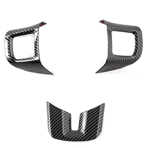 

Carbon Fiber Interior Steering Wheel Accent Trim Covers For Dodge Models 2009–2022