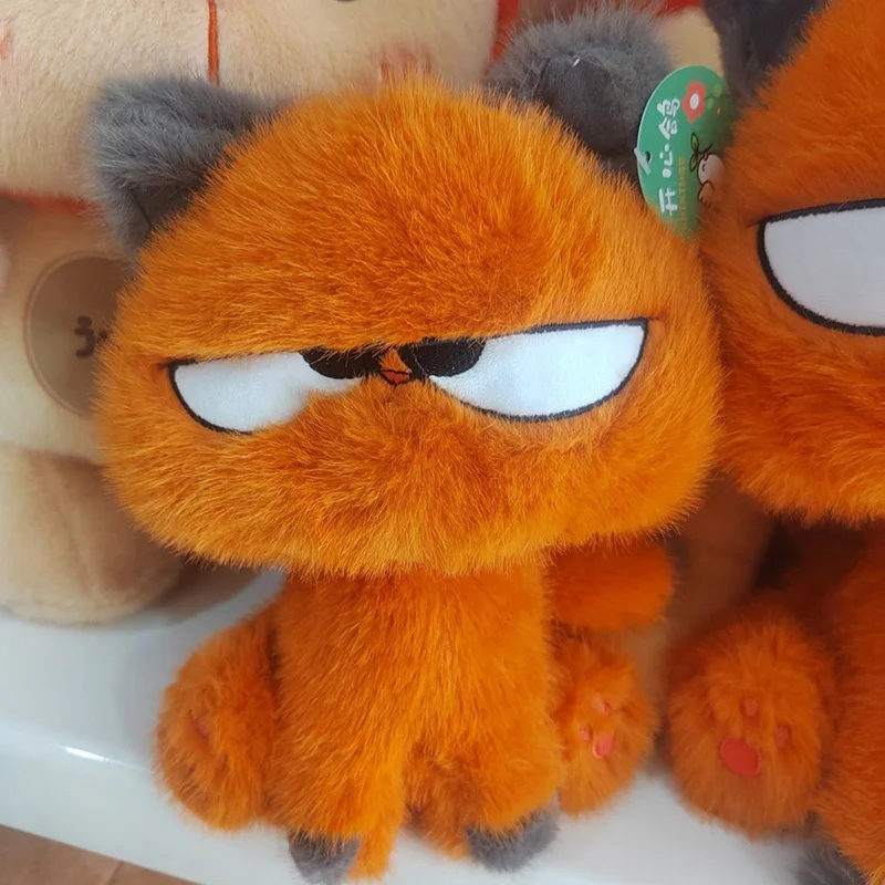 دمية رفيق الطاولة اللطيفة، لعبة قطة برتقالية صغيرة من القطيفة، زخرفة الفتاة، هدية عيد الميلاد والعطلات