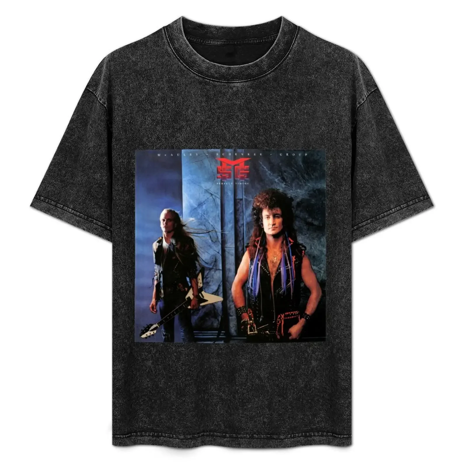 

Perfect Timing McAuley Schenker Group T-Shirt cute clothes blue archive man clothes shirts graphic vintage t shirt men