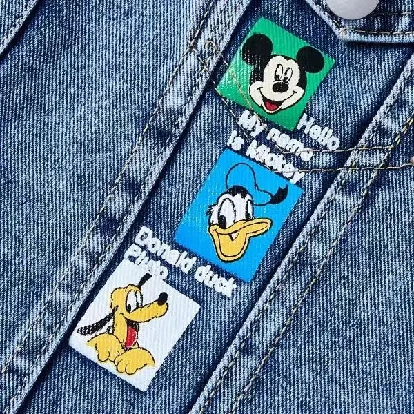 2024 New Cartoon Mickey Mouse Denim Jacket For Children Coat Spring Autumn Boys Girls Outerwear Kids Fashion Casual Jackets Tops