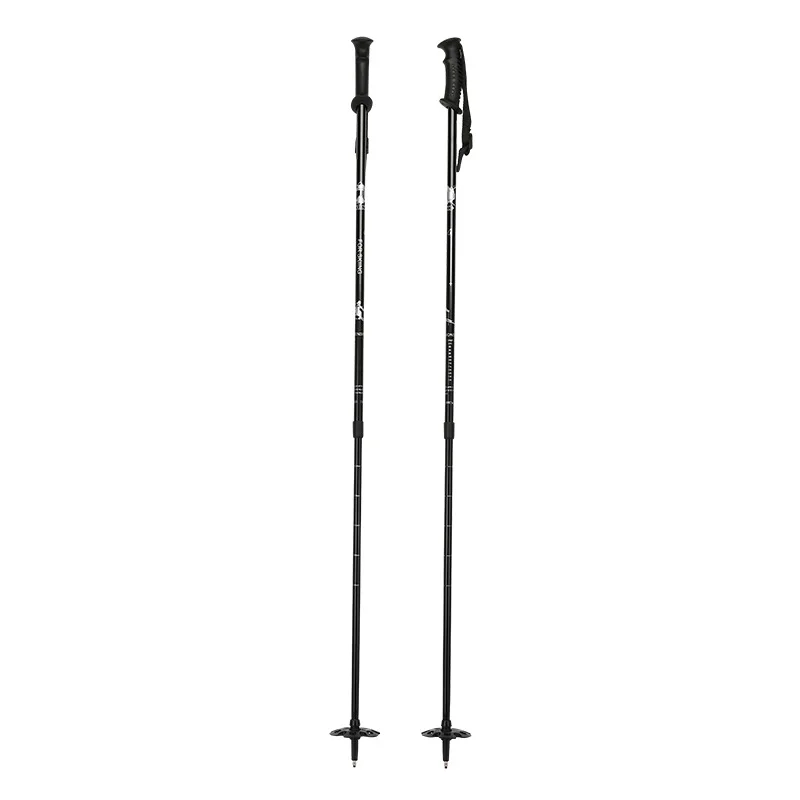 

The retractable multi-functional aluminum alloy ski poles suitable for the universal equipment of mountaineering and skiing