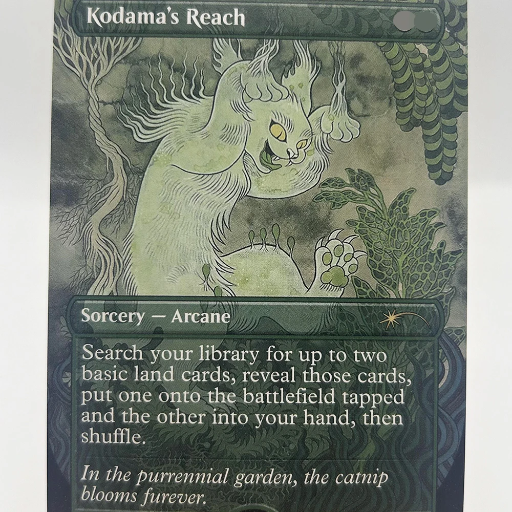 Custom 63x88mm Standard Size Magical Proxies Cards Board Game Black Core Paper Kodama's Reach Dark Depths Food  Midnight Reaper