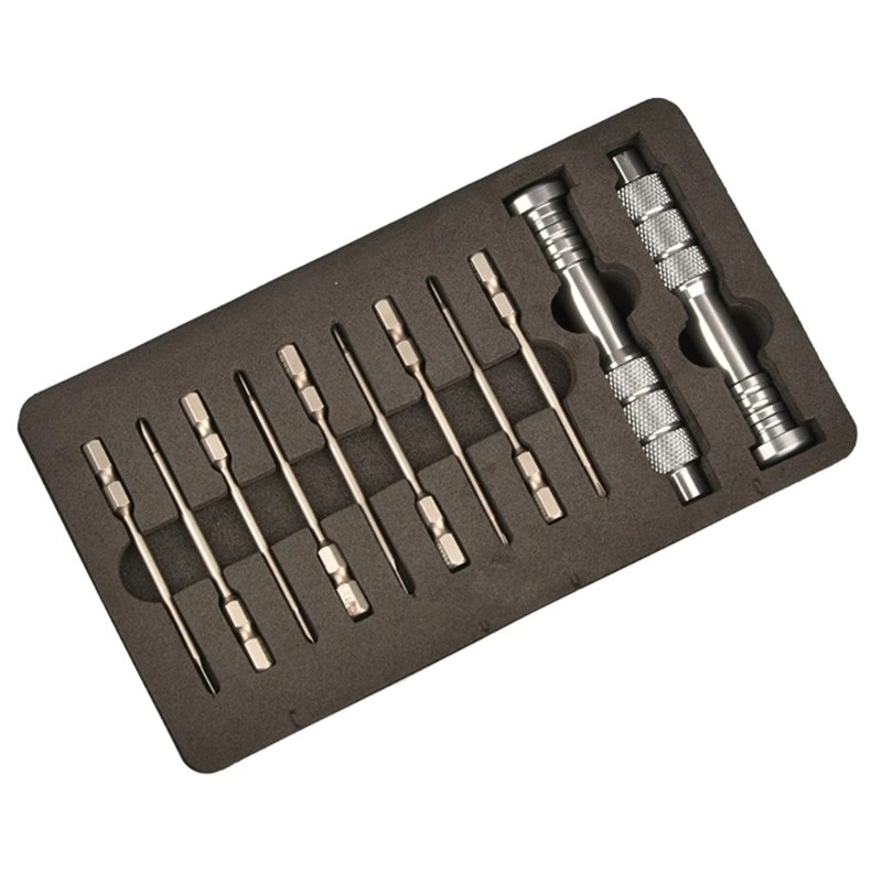 Quality 11 in 1 Ratcheted Screwdriver Set for Precise Cameras Device Repair Work