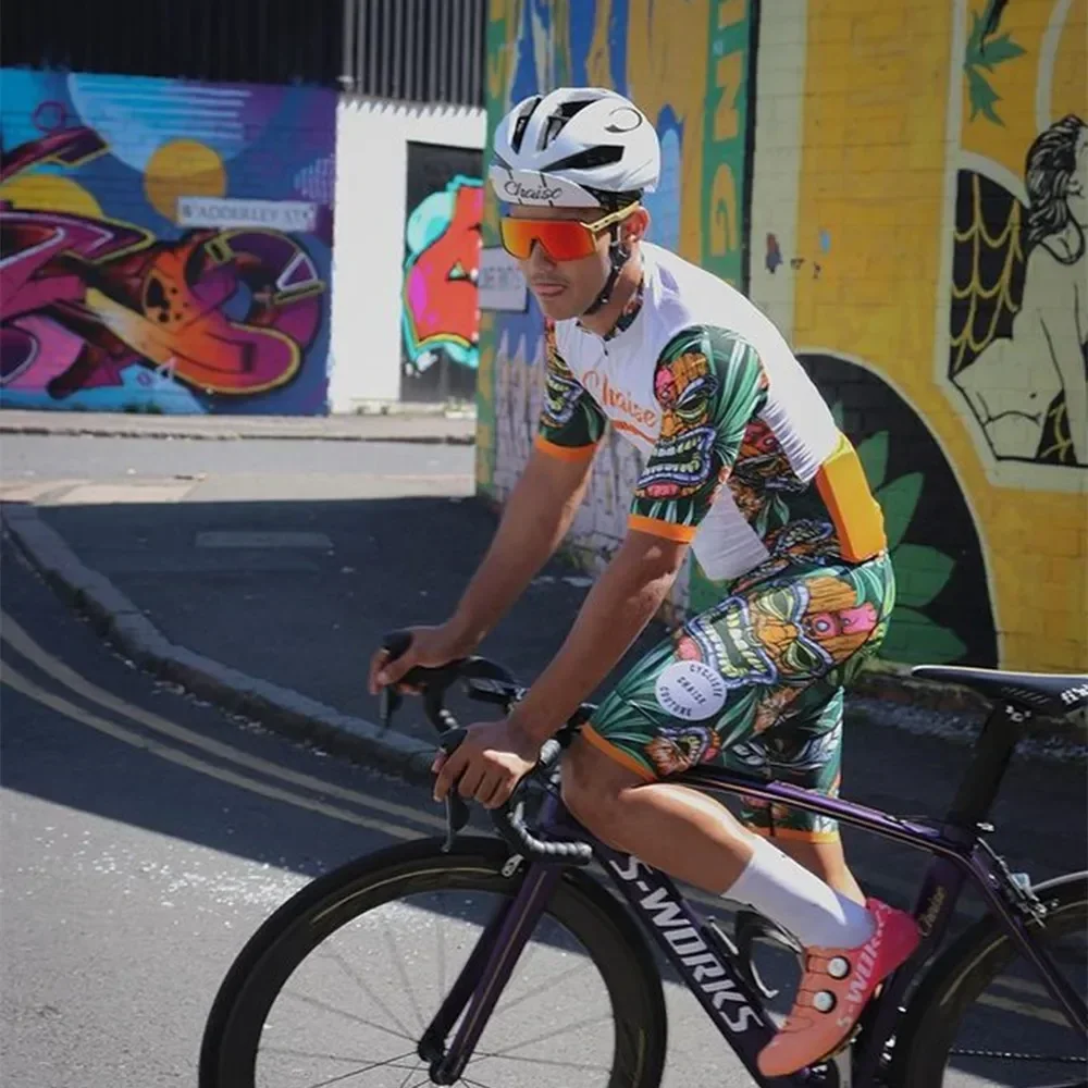 Chaise Men skinsuit sports clothing Triathlon suits summer uci Cycle Clothes road bicycle jumpsuit ropa de ciclismo mtb team kit