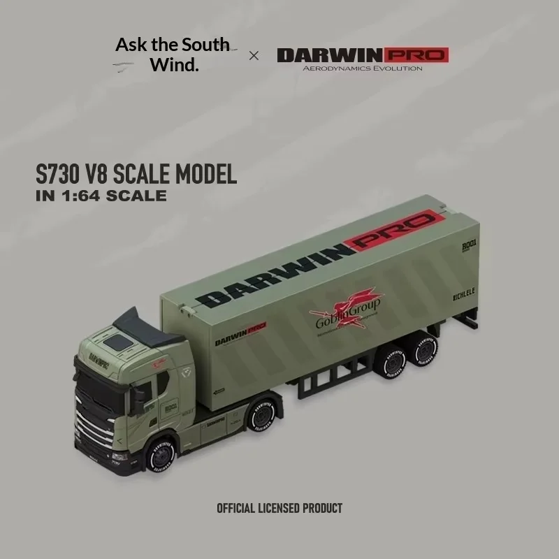 New In Stock Darwinpro X Wennanfeng 1:64 Full Scale Rc Drift Truck Remote Control Scale Model Collectible Vehicle For Hobbyists
