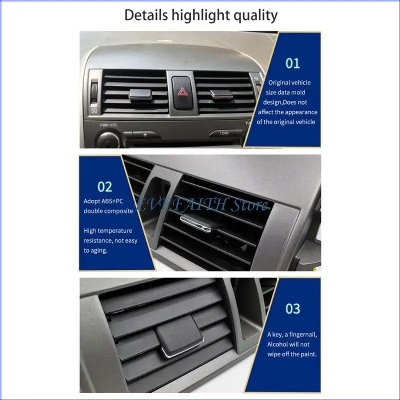 124B Elegant Air Vent Frame Interior Aesthetics for Improves 2004 to 2009