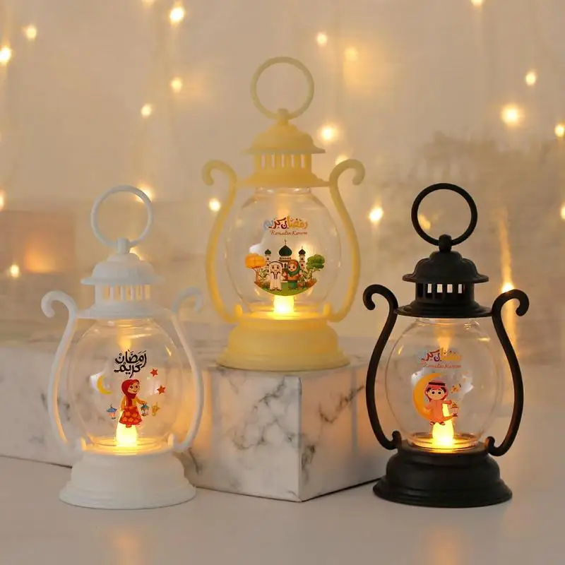 Eid Decoration Lights LED Small Carrying Lamp Eid LED Lamps Eid LED Lanterns Night Light Chic And Stylish For Home Tabletop