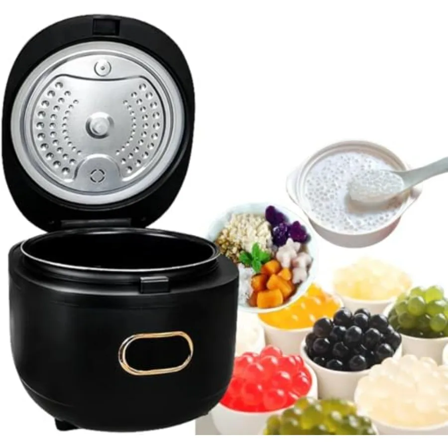 

5L Automatic Boba Cooker for Commercial Bubble Tea Machine Tapioca Pearls Maker with Non-Stick Pot and Touch Panel Ideal for Ta