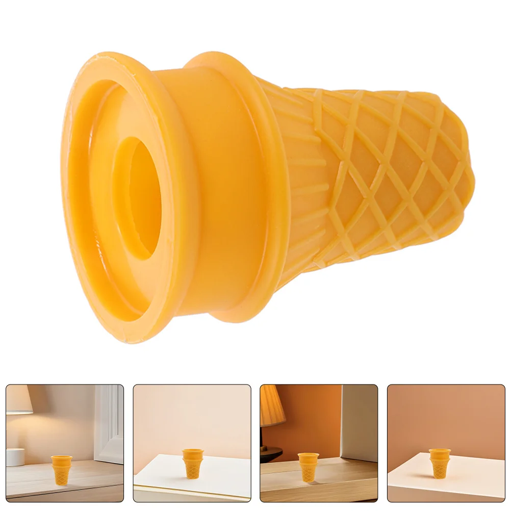 2Pcs Lifelike Ice Cream Cone Props Realistic Texture Vibrant Colors for Photography Dessert Shop Display Party Food Decor